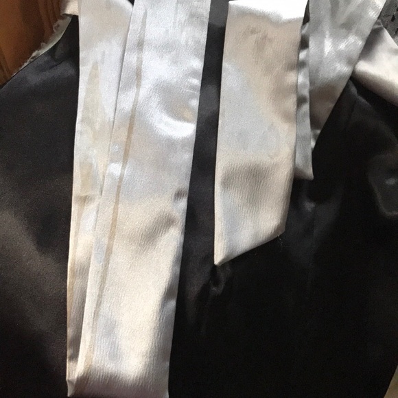 ❌SOLD❌LOVE TEASE black and silver party dress - Picture 5 of 8